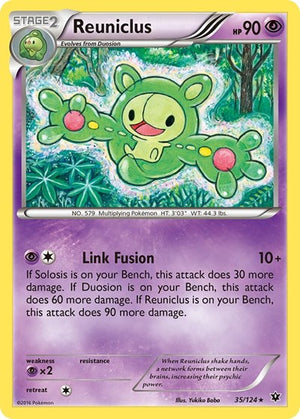 Pokemon TCG - XY - Fates Collide - Reuniclus - 35/124