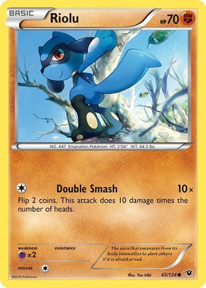 Pokemon TCG - XY - Fates Collide - Riolu - 45/124