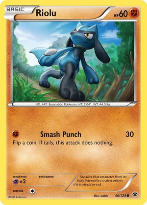 Pokemon TCG - XY - Fates Collide - Riolu - 46/124