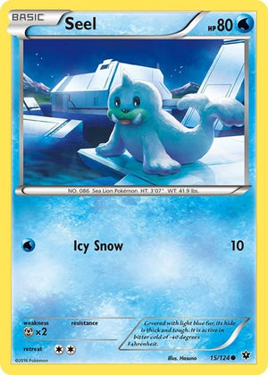 Pokemon TCG - XY - Fates Collide - Seel - 15/124 - Reverse Holofoil