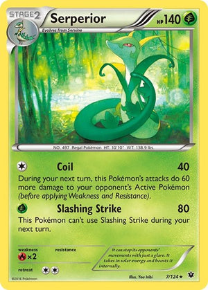 Pokemon TCG - XY - Fates Collide - Serperior - 7/124