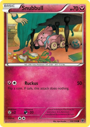 Pokemon TCG - XY - Fates Collide - Snubbull - 68/124