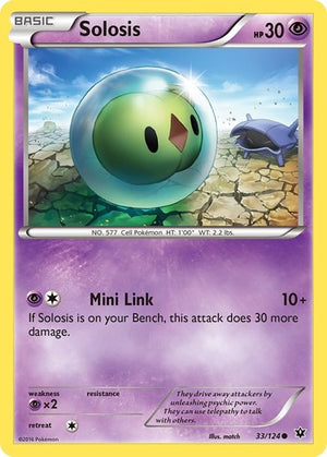 Pokemon TCG - XY - Fates Collide - Solosis - 33/124