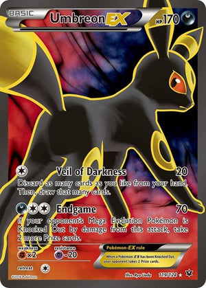 Pokemon TCG - XY - Fates Collide - Umbreon EX - 119/124 - Holofoil