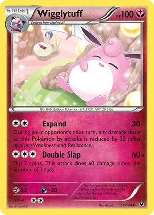 Pokemon TCG - XY - Fates Collide - Wigglytuff - 66/124