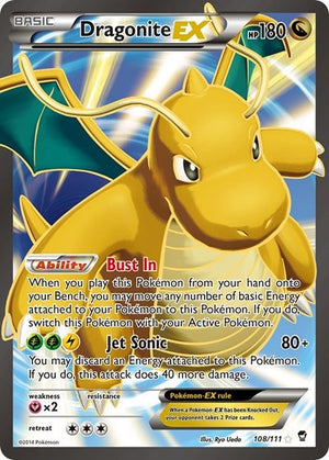 Pokemon TCG - XY - Furious Fists - Dragonite EX - 108/111 - Holofoil