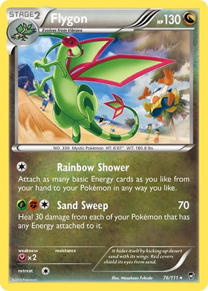 Pokemon TCG - XY - Furious Fists - Flygon - 76/111