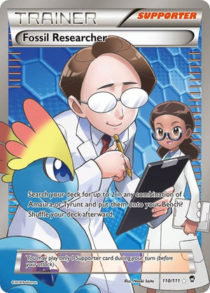 Pokemon TCG - XY - Furious Fists - Fossil Researcher - 110/111 - Holofoil