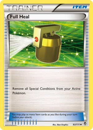 Pokemon TCG - XY - Furious Fists - Full Heal - 93/111