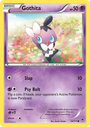 Pokemon TCG - XY - Furious Fists - Gothita - 39/111