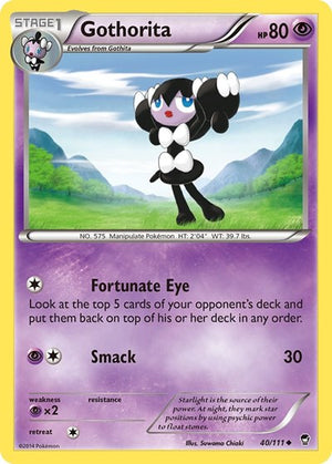 Pokemon TCG - XY - Furious Fists - Gothorita - 40/111