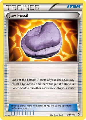 Pokemon TCG - XY - Furious Fists - Jaw Fossil - 94/111