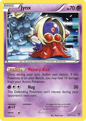 Pokemon TCG - XY - Furious Fists - Jynx - 37/111 - Reverse Holofoil