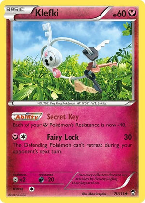Pokemon TCG - XY - Furious Fists - Klefki - 73/111