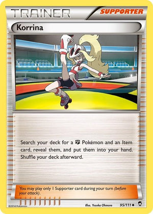 Pokemon TCG - XY - Furious Fists - Korrina - 95/111