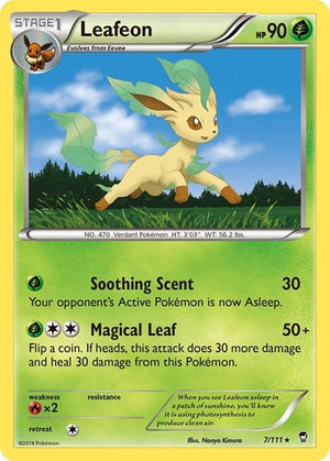 Pokemon TCG - XY - Furious Fists - Leafeon - 7/111