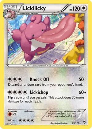 Pokemon TCG - XY - Furious Fists - Lickilicky - 79/111 - Reverse Holofoil