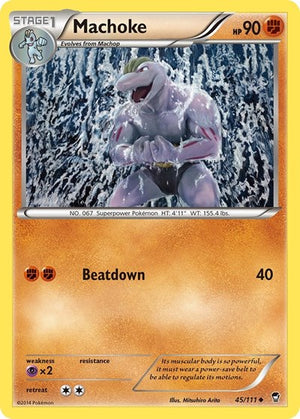 Pokemon TCG - XY - Furious Fists - Machoke - 45/111