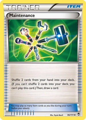 Pokemon TCG - XY - Furious Fists - Maintenance - 96/111 - Reverse Holofoil