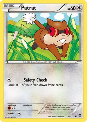 Pokemon TCG - XY - Furious Fists - Patrat - 84/111