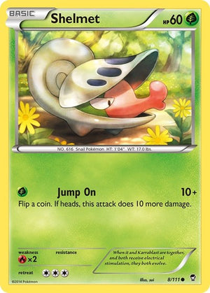 Pokemon TCG - XY - Furious Fists - Shelmet - 8/111
