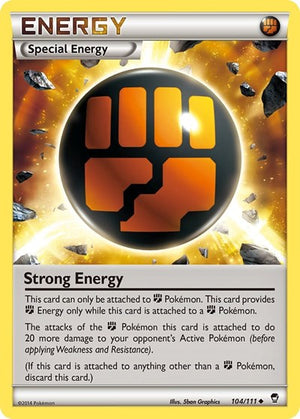 Pokemon TCG - XY - Furious Fists - Strong Energy - 104/111