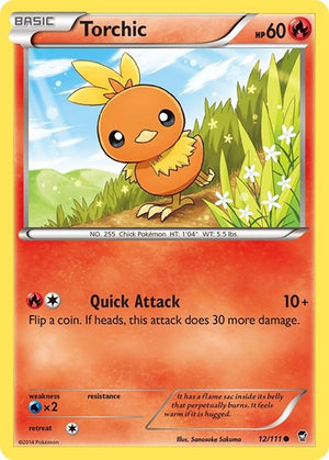 Pokemon TCG - XY - Furious Fists - Torchic - 12/111