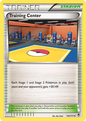 Pokemon TCG - XY - Furious Fists - Training Center - 102/111