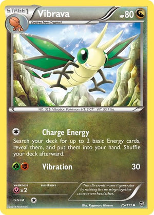 Pokemon TCG - XY - Furious Fists - Vibrava - 75/111