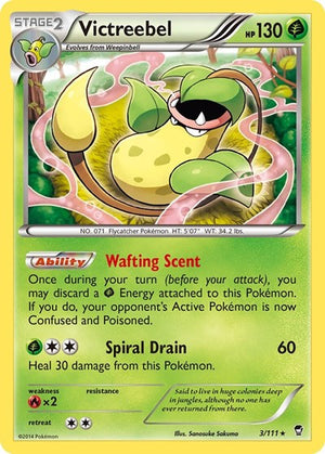 Pokemon TCG - XY - Furious Fists - Victreebel - 3/111 - Holofoil