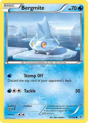 Pokemon TCG - XY - Flashfire - Bergmite - 30/106