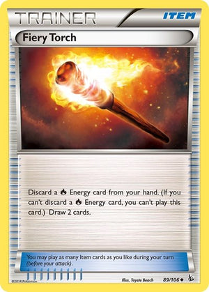 Pokemon TCG - XY - Flashfire - Fiery Torch - 89/106