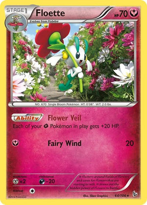 Pokemon TCG - XY - Flashfire - Floette - 64/106
