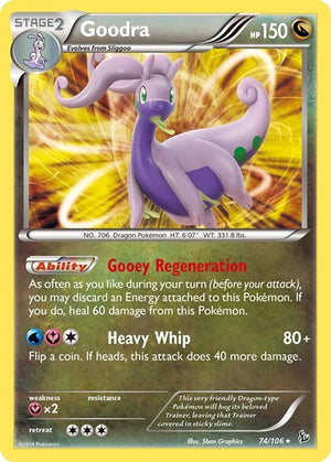 Pokemon TCG - XY - Flashfire - Goodra - 74/106 - Holofoil