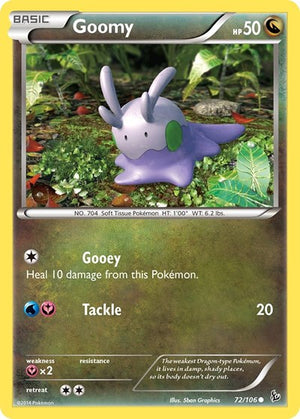 Pokemon TCG - XY - Flashfire - Goomy - 72/106 - Reverse Holofoil