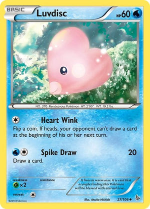 Pokemon TCG - XY - Flashfire - Luvdisc - 27/106