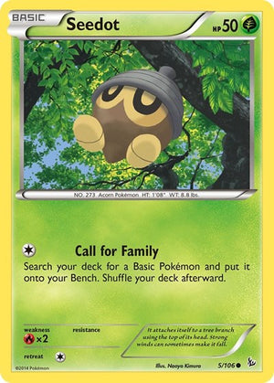 Pokemon TCG - XY - Flashfire - Seedot - 5/106