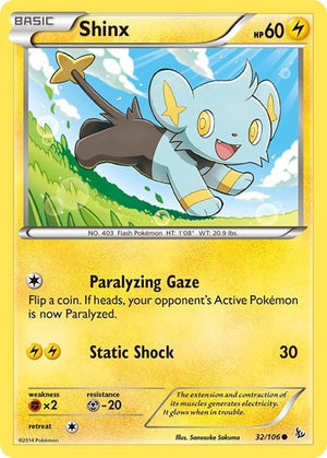 Pokemon TCG - XY - Flashfire - Shinx - 32/106