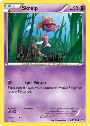 Pokemon TCG - XY - Flashfire - Skrelp - 44/106