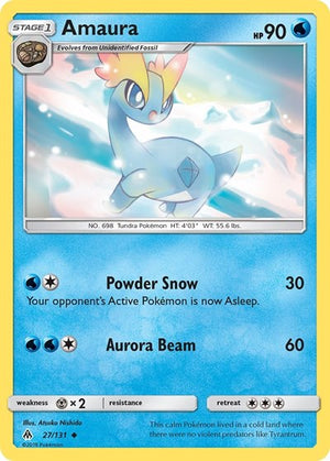 Pokemon TCG - SM - Forbidden Light - Amaura - 27/131