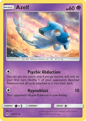 Pokemon TCG - SM - Forbidden Light - Azelf - 43/131
