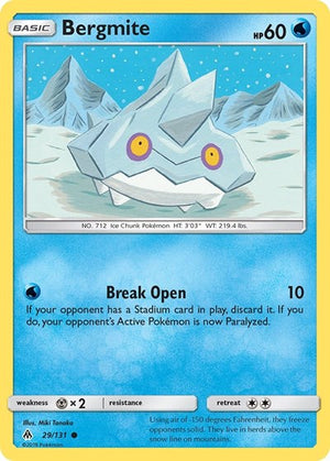 Pokemon TCG - SM - Forbidden Light - Bergmite - 29/131