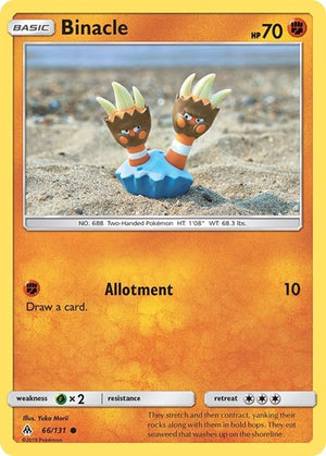 Pokemon TCG - SM - Forbidden Light - Binacle - 66/131