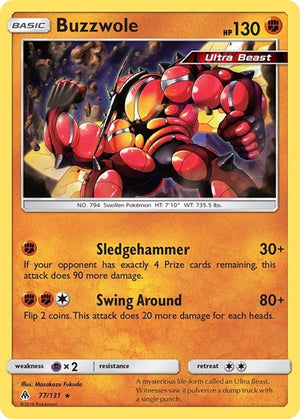 Pokemon TCG - SM - Forbidden Light - Buzzwole - 77/131