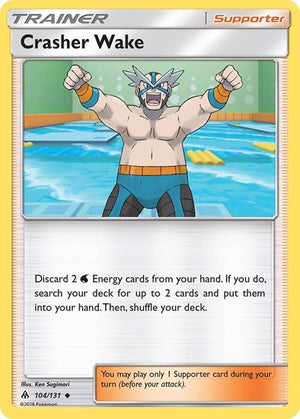 Pokemon TCG - SM - Forbidden Light - Crasher Wake - 104/131 - Reverse Holofoil
