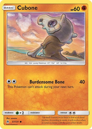 Pokemon TCG - SM - Forbidden Light - Cubone - 57/131