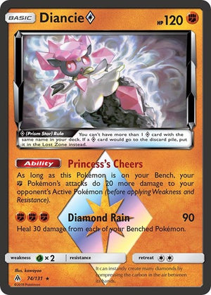 Pokemon TCG - SM - Forbidden Light - Diancie Prism Star - 74/131 - Holofoil