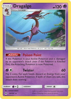 Pokemon TCG - SM - Forbidden Light - Dragalge - 53/131