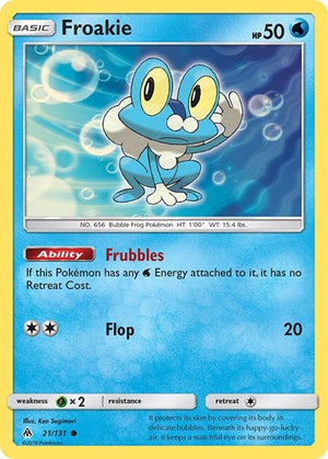 Pokemon TCG - SM - Forbidden Light - Froakie - 21/131 - Reverse Holofoil