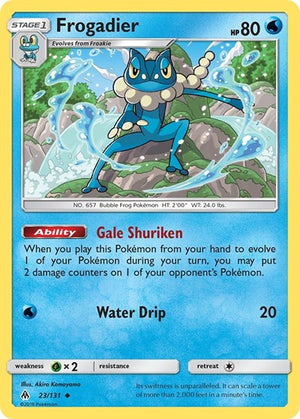 Pokemon TCG - SM - Forbidden Light - Frogadier - 23/131 - Reverse Holofoil